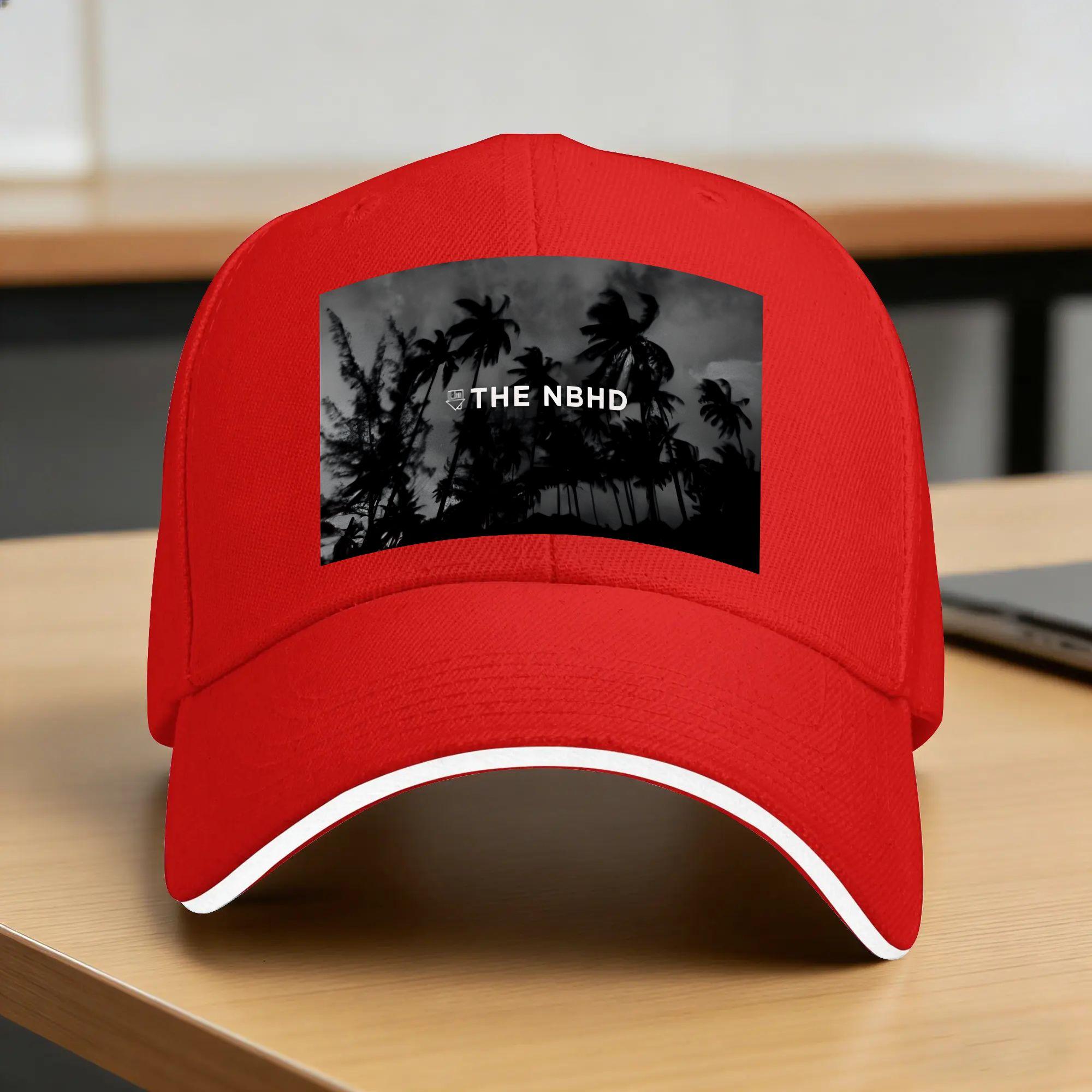 The Neighbourhood band Baseball Cap Sun Outdoor Gym High Quality Washed Hip Hop Hats Women Unisex Stylish Print Baseball Caps One Size