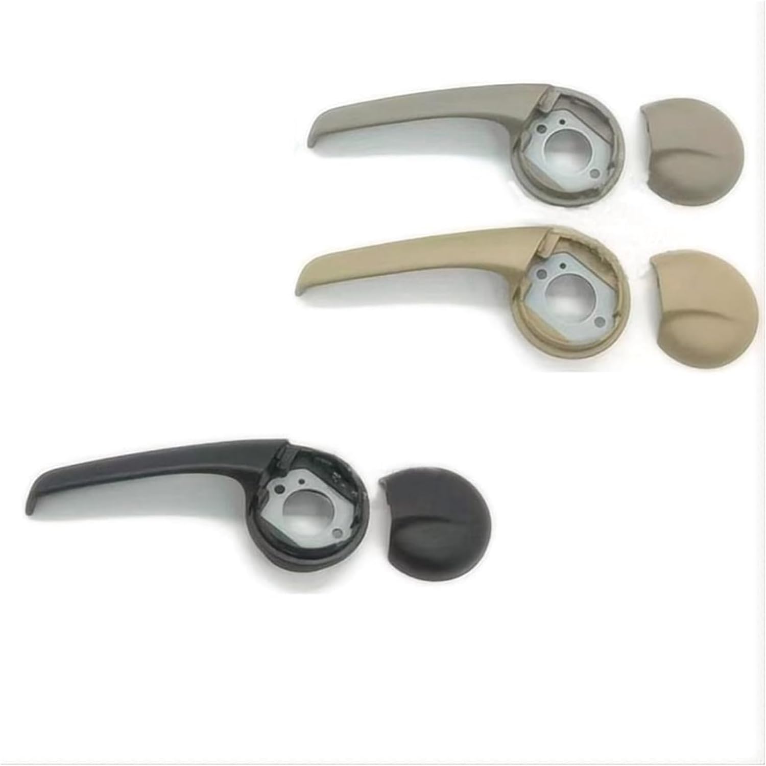 Seat Consoles Applicable to Fit for Civic 2006-2011 Driver s Fit for Seat Adjustment Handle Fit for Seat Height Adjustment Handle Universal(Gray)