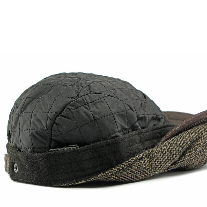 Woolen Hat Women's Autumn Winter Beret British Painter Hat Forward Hat Men's Cotton Hat Peaked Cap