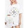 Skz Stay Graphic Print T-shirt Men Women Streetwear Oversized Y2k Hip Hop Short Sleeves High Quality Loose Harajuku Female Male Clothing