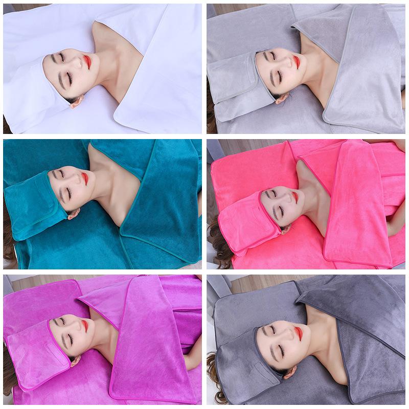Club-specific SPA bag head absorbent towel set, chest wrap bath skirt bath towel can be embroidered