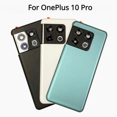 Glass For OnePlus 10 Pro NE2210 Back Battery Cover+Camera Frame Rear Cover Housing  For OnePlus 10Pro 1+10Pro Door