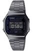 CASIO Digital Wristwatch Standard A168WGG-1B Men Women Kids Gray Metallic Inverted LCD Overseas Model.