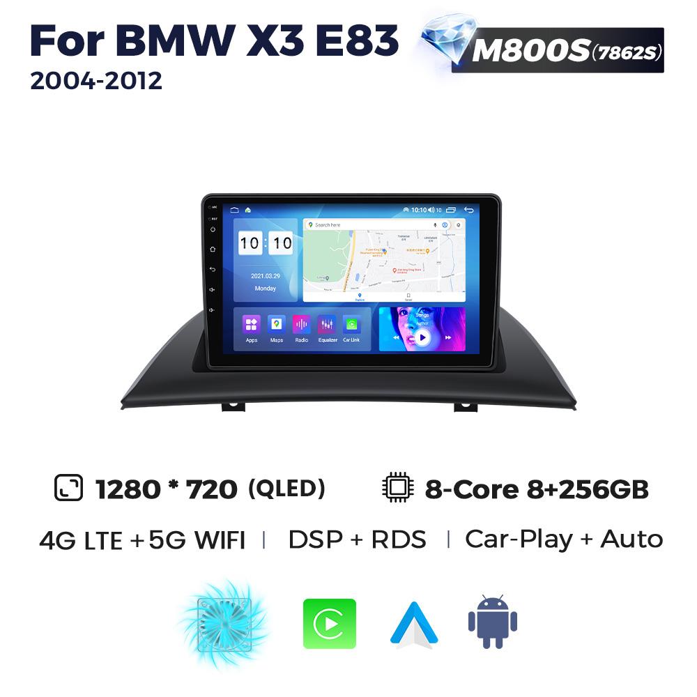 Navifly 8Core 2din Android Car Radio Multimedia Video Player For BMW X3 E83 2004-2012 Carplay Auto DSP GPS Navigation Head Unit