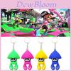 Chaveiro de Lula Splatoon 3 Brinquedo PVC de Alta Qualidade Pingente de Bolsa para Crianças Presentes de Natal