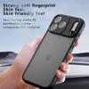 For iPhone 17 Pro Max 17 Air 17 Pro Case Shockproof Frosted Skin Feel Matte PC+TPU Anti-fingerprint Transparent Cover
