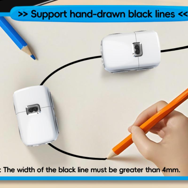 Rc Intelligent Sensing Car Led Remote Control Mini Bus Gesture Obstacle Avoidance Follow Patrol Line Driving Desktop Kids Toys