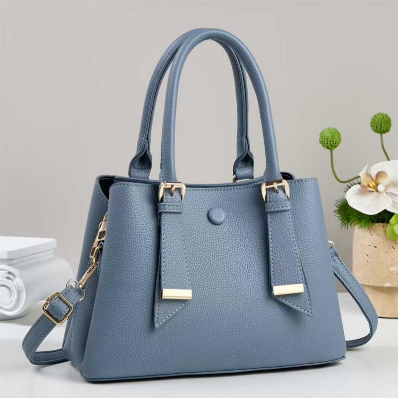 Simple Women's Handbag, Solid Color, Large Capacity Women's Shoulder Bag, Multi Compartment Storage Suitable for Women's Holiday Gifts