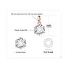 JewelryPalace Moissanite D Color 1ct 1.5ct 2ct 3ct Round 925 Sterling Silver Pendant Necklace for Woman No Chain