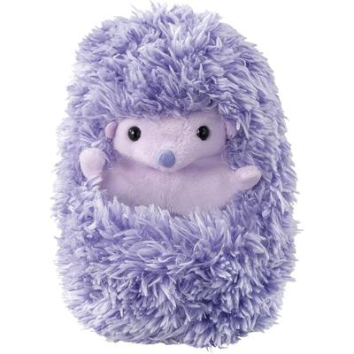 Happinet Nadenade Kurun Hedgehog Lavender Plush Toy Age 3+