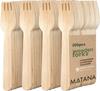 Wooden Forks - Matana - 200 Units - Ecological - Compostable - Durable