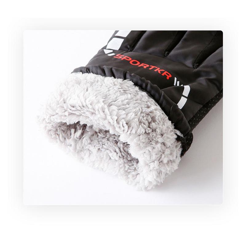 Men's Full-Finger Warm Motorcycle and Skiing Gloves for Outdoor Riding