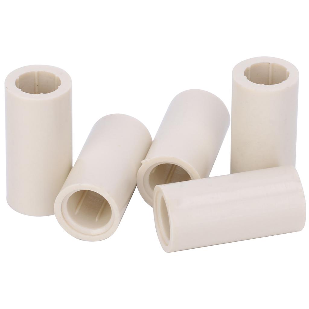 40pcs Pool Cue Ferrules White Fiber Stick Rod Repairing Tool Tubes Billiard Accessories12mm/0.5in