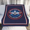 Fighter Aircraft Top Gun Patterns Blanket Fashion Flannel Blanket Cosy Lazy Couch Cover Blanket Super Soft Sheet Mattresses