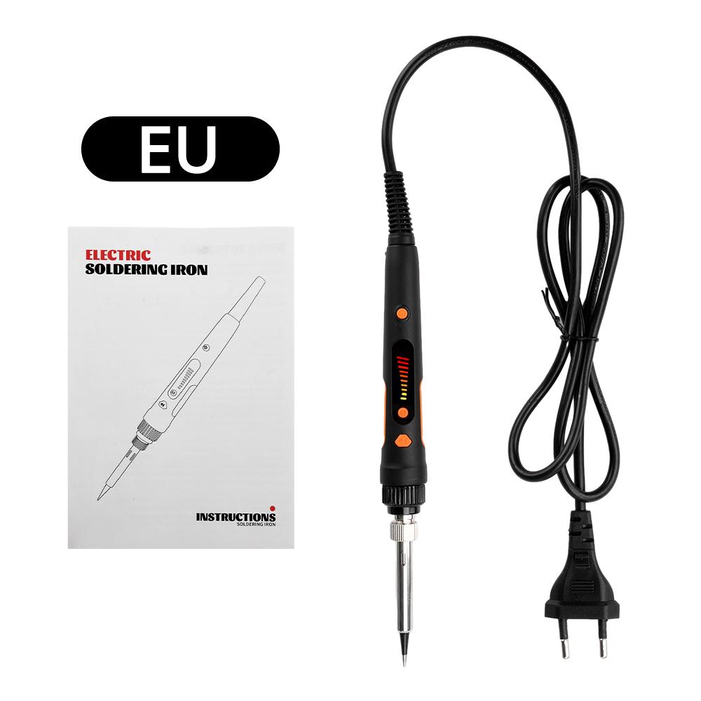 Adjustable Temperature Soldering Iron Kit Fast Heating 180℃-520℃ for Circuit Board Repair DIY Welding Tools Beginners