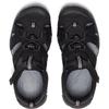 KEEN Kids Sandals SEACAMP II CNX Sea Camp Two CNX Cm (20.0-23.5cm) Black/Gray 22.5