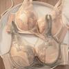 Women's Summer Thin Sexy Big Boobs Show Small Gather Breast To Prevent Drooping Non Mark Underwear