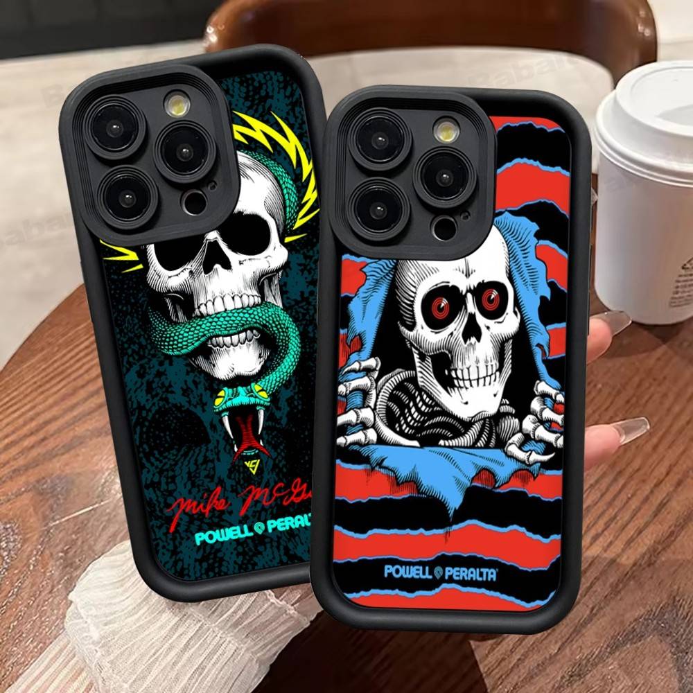 P-Powell P-Peralta Telefoonhoesje Voor IPhone 17 16 15 14 13 12 11 Pro Max Plus Mini Geluk Hoesje