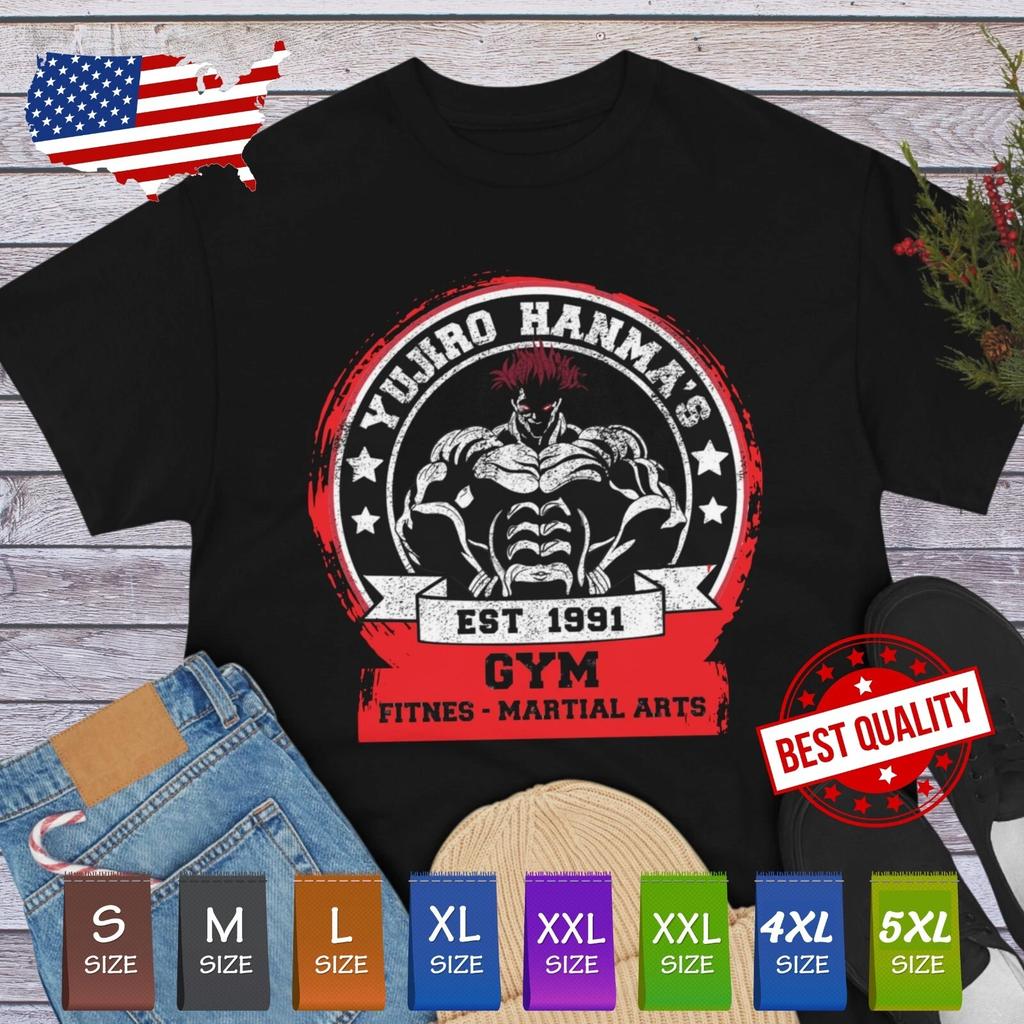 Baki the Grappler Gym T Shirt - Train Like a Warrior! Japan Tee for Men & Women