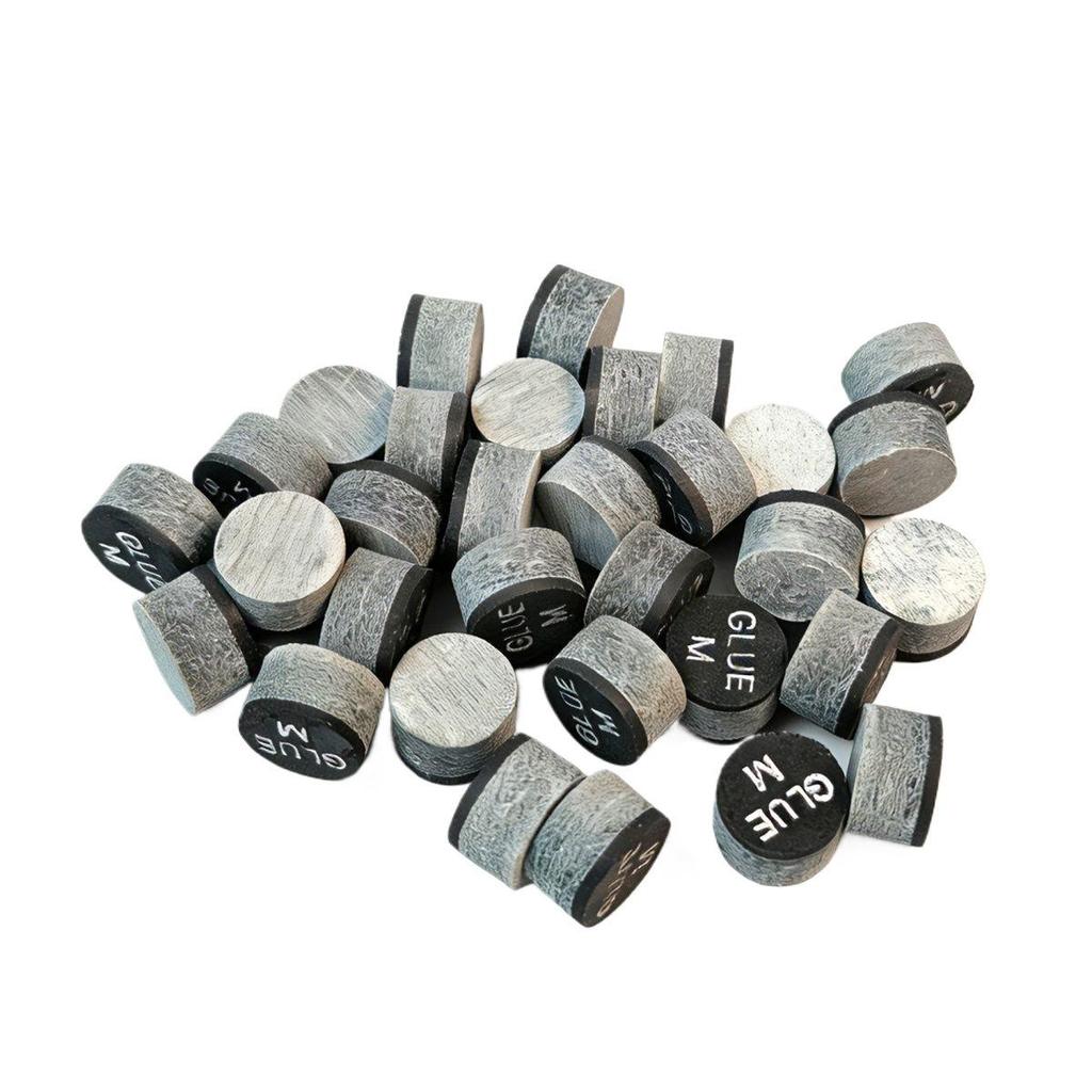 11mm Single Layer Cowhide Leather Snooker Cue Tip for Chinese Shaft