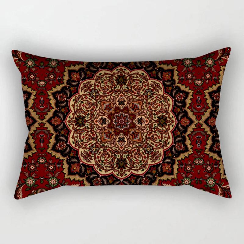 Mandala Cushion Cover 30x50 Polyester Vintage Pattern Pillowcover Decorative Sofa Cushions Throw Pillows Home Decor Pillowcase