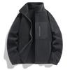 Herbst und Winter Neu Kälteschutz und Warm Fleece Verdickt Stehkragen Herrenjacke