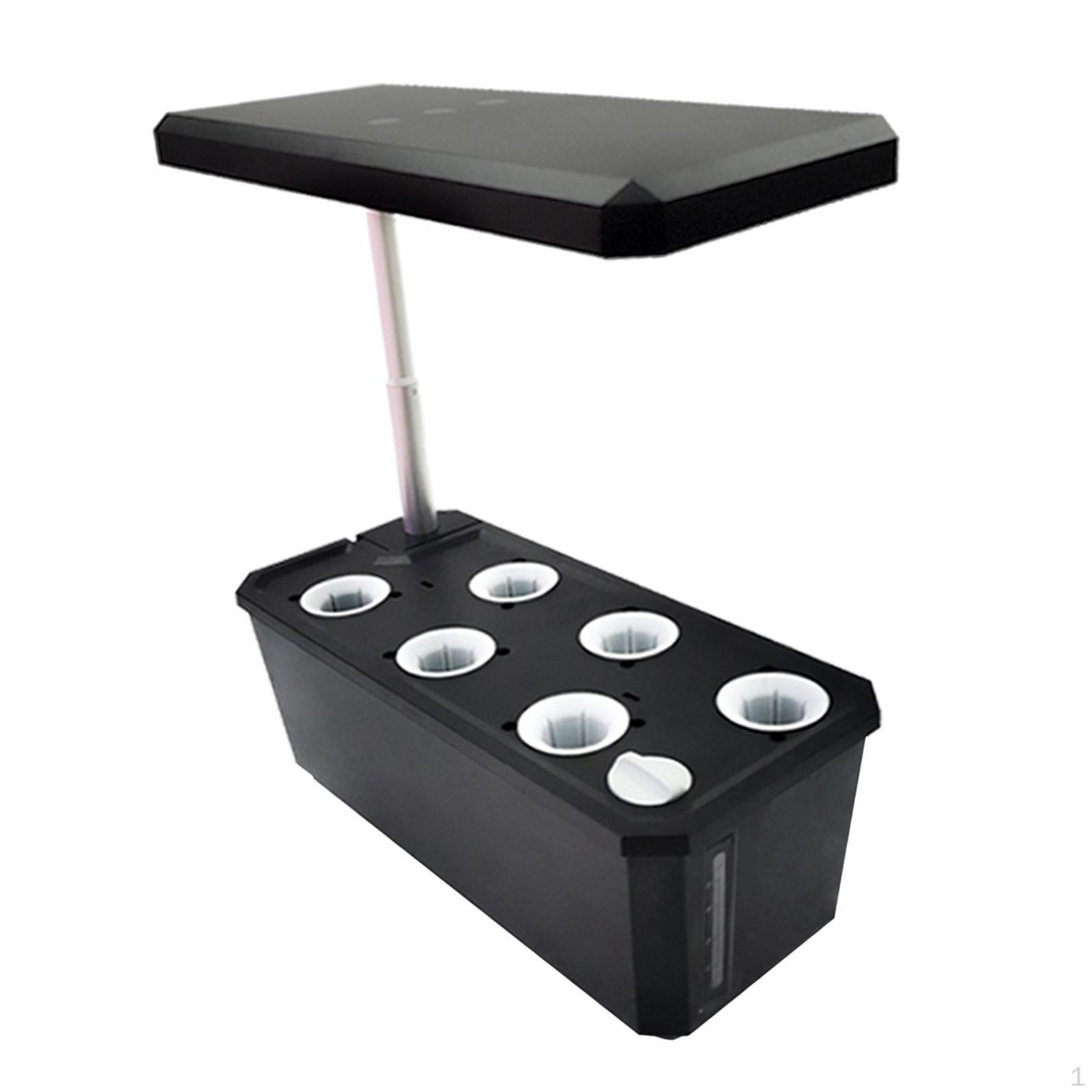 

Система выращивания растений Цветочный горшок со светодиодными лампами 15 Вт Регулируемая высота Набор для проращивания Питомник для