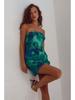 Robe Bodycon Florale Décolleté Bardot Été 2025 pour Femmes