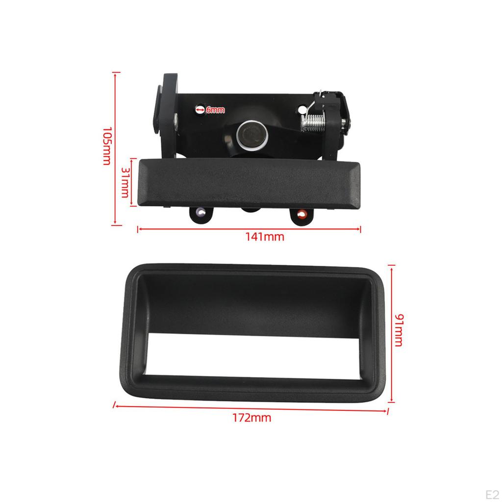 Vehicle Tailgate Handle Bezel Cover Trim 15991785 15991786 for C2500 1988-2000 Pickup Truck Assembly