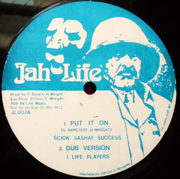 

12inch Record SCION SUCCESS - Put It On JL007 Jah Life 1983 UK Reggae, Ska & Dub Used