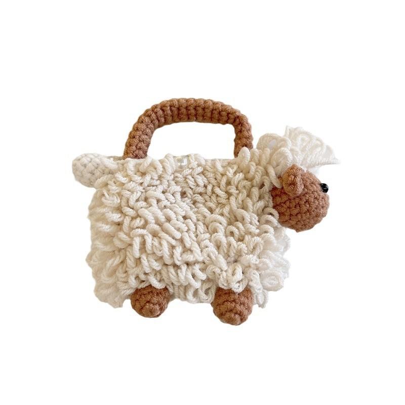 Crocheted lamb is suitable for Apple AirPods1 Bluetooth wireless earphone cover 1/1st generation pro1 autumn and winter cute creativity