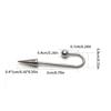3 Pieces Stainless Steel Ear Bone Clips Punk Style Jewelry Set U Shaped Design Sophisticated Earrings For Teens Girls Christmas Gifts