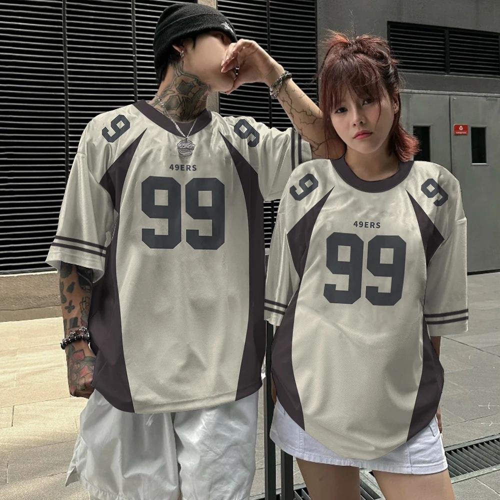 Number 99 3D Print Men's and Women's T-shirts Streetwear Fashion Casual Short Sleeve O-neck Clothing Outdoor Men's Tees Tops
