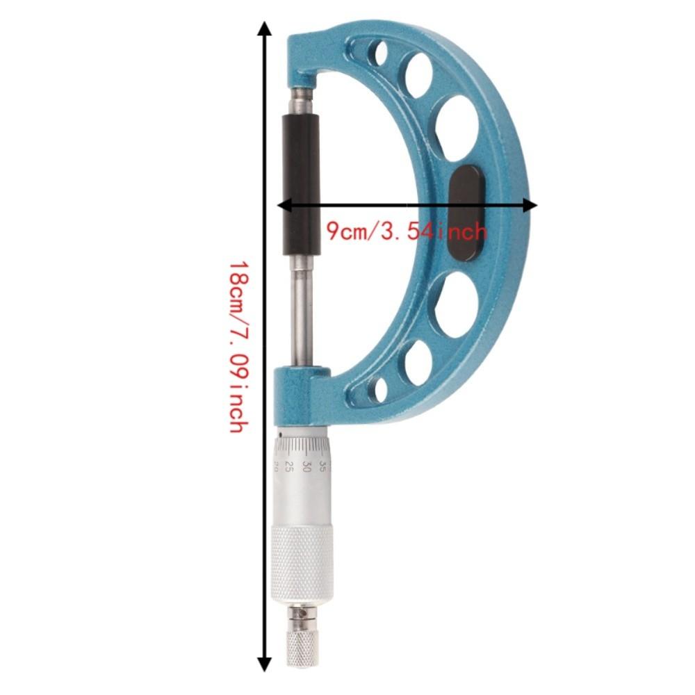 High Accuracy 0.01mm Thickness Measuring Tool Outer Diameter Micrometer For Machinists