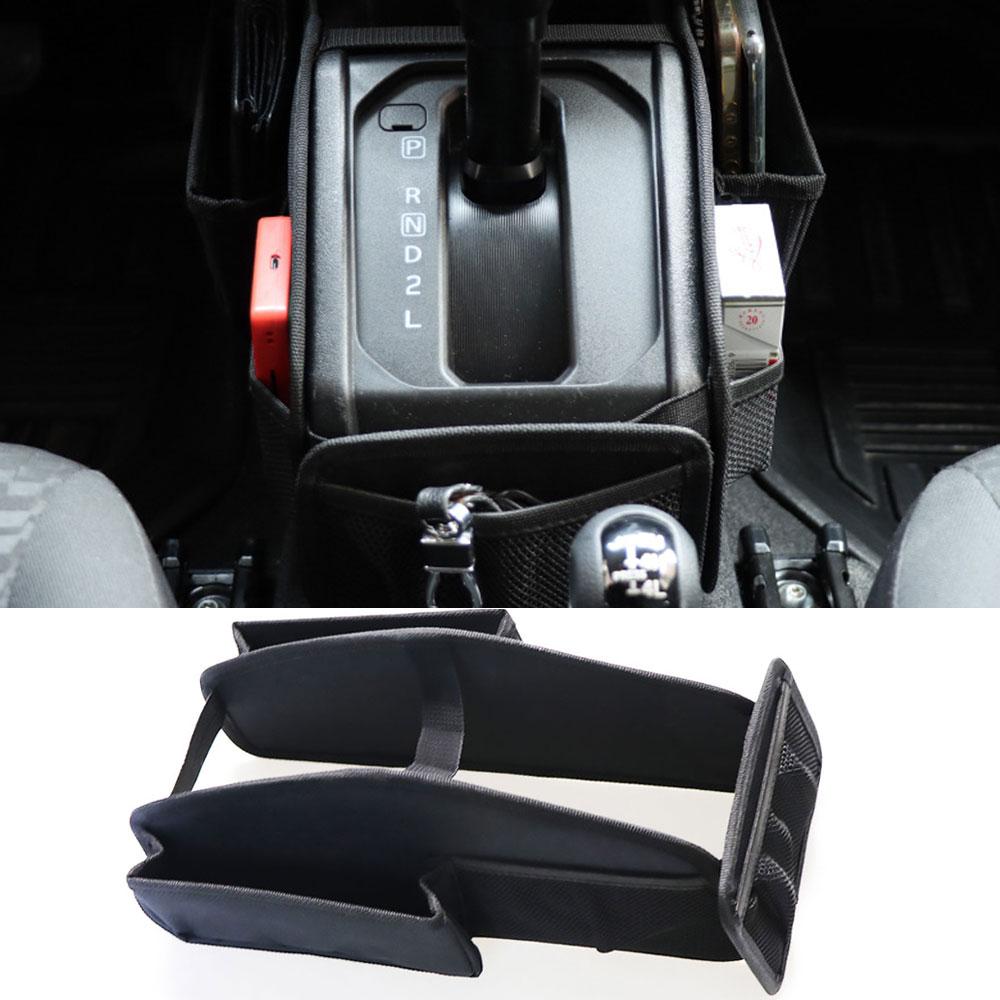 Car Gear Shift Storage Bag Organizer Tray Container for Suzuki Jimny 2019-2025 JB64 JB74 Stowing Tidying Interior Accessories
