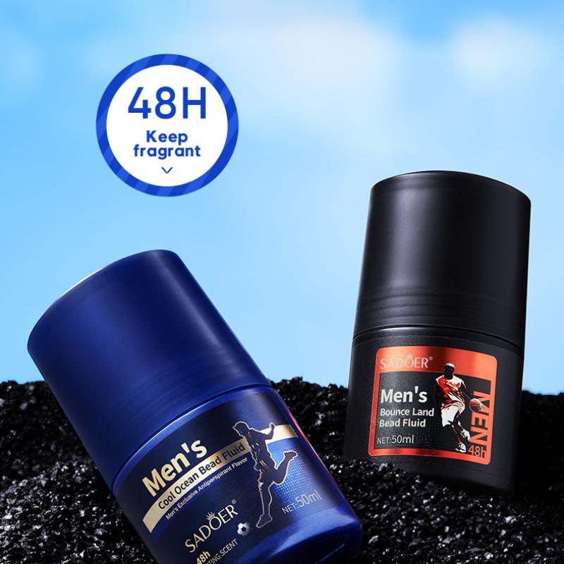 Antitranspirant-Lotion für Männer SADOER Antitranspirant Dry Tragbare Duft-Walking-Bead-Körperlotion