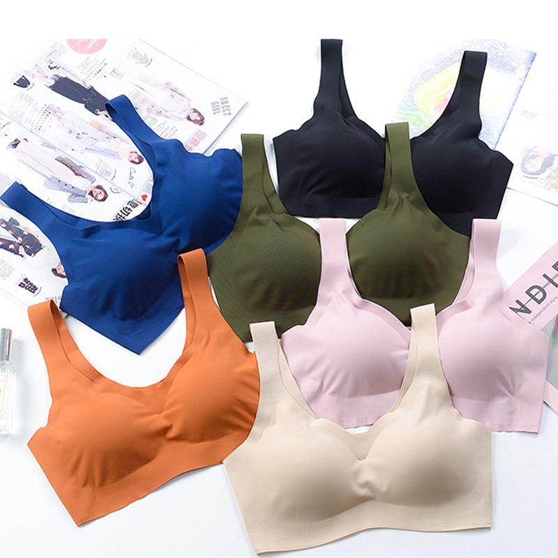 Comfort Ladies Lace Sports Yoga Bra Push Up Wireless Bralette Non Wire Seamless