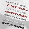 AANC1 Car 3D Metal For KIA Sportage Carnival Seltos GDI GT Line Body Emblem Badge Decals Auto Tail Sticker Decorative Accessories