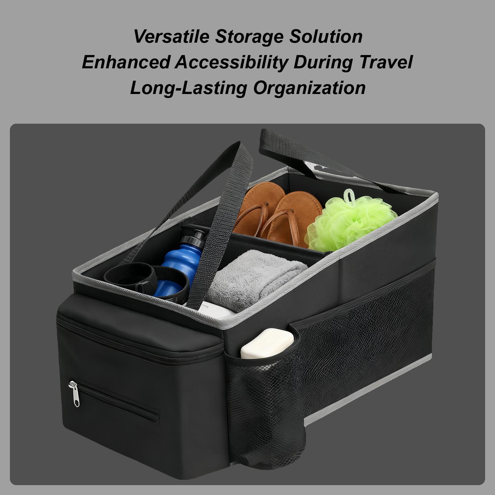 

Trunk Organizer Multi Compartment Container Auto Back Seat Storage Container For Truck Sedan Pickup Scooter SUV Cargo Tools CHINA