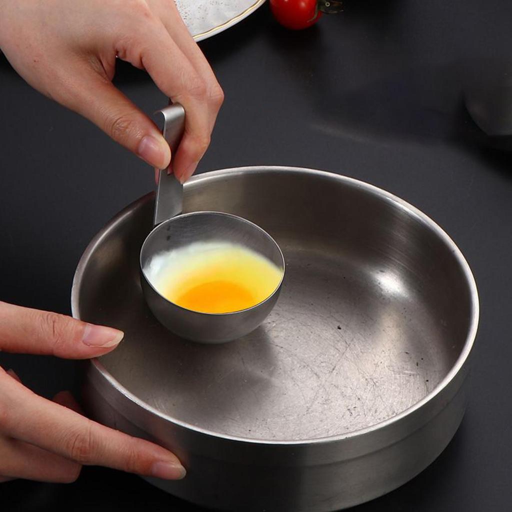Affogauova in Acciaio Inossidabile Affogauova in Acciaio Inossidabile Appeso Antiaderente Vaporella Tazze Rotonde Antiaderenti per una Cottura Senza Sforzo
