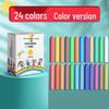 Large Dustless Erasable Chalk Set - Water-Soluble, Colored & White for Teachers & Kids