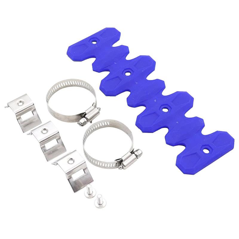 Motorcycle Exhaust Pipe Silicone Heat Shield Protector Anti Scald Guard Cover With Clamp For Dirt Bike Off Road Motorbike Repair