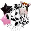Cattle-themed Digital Balloons Set for Children's Birthday Party Decoration Balloon Set