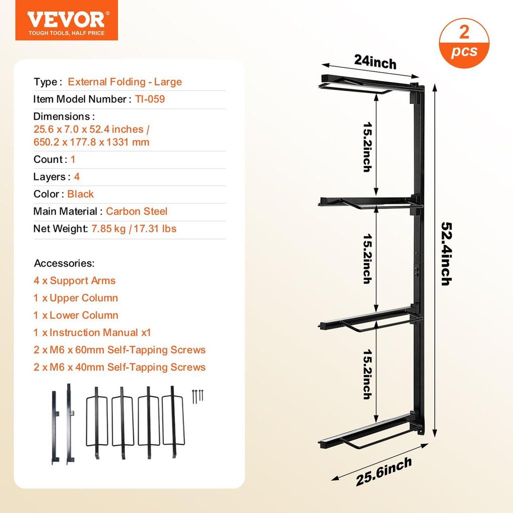 Wall Mount Saddle Rack Four Tiers Western & English Horse Saddle Holder