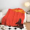 Anime M-Mushishi Throw Flannel Throw Blanket, Lightweight Cozy, Durable Washable Cute Cool