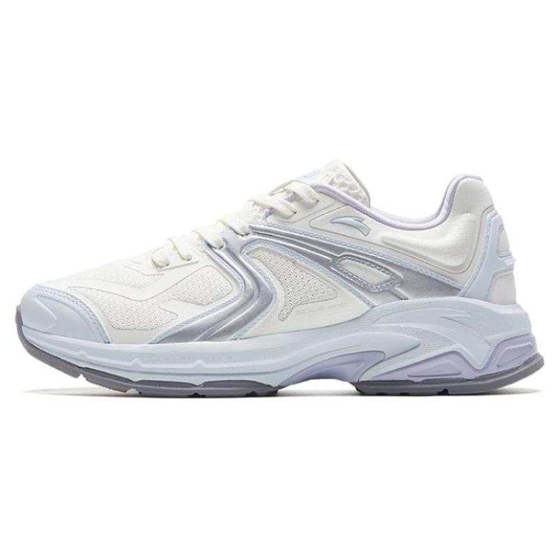 Anta Кроссовки Millennium Glacier Устойчивые к истиранию Низкие Массивные Женские Бело-Фиолетовые Кроссовки 122338881-2 35.5