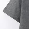 Camicia Casual Ampia in Cotone Lino da Uomo a Maniche Corte Estiva Nuova Taglia Grande Top da Spiaggia Revers Tie Dye Cardigan