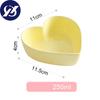 Heart-shaped Bowl Ceramic Steamed Egg Plate Dessert Salad Bowl Oven Baking Dinnerware