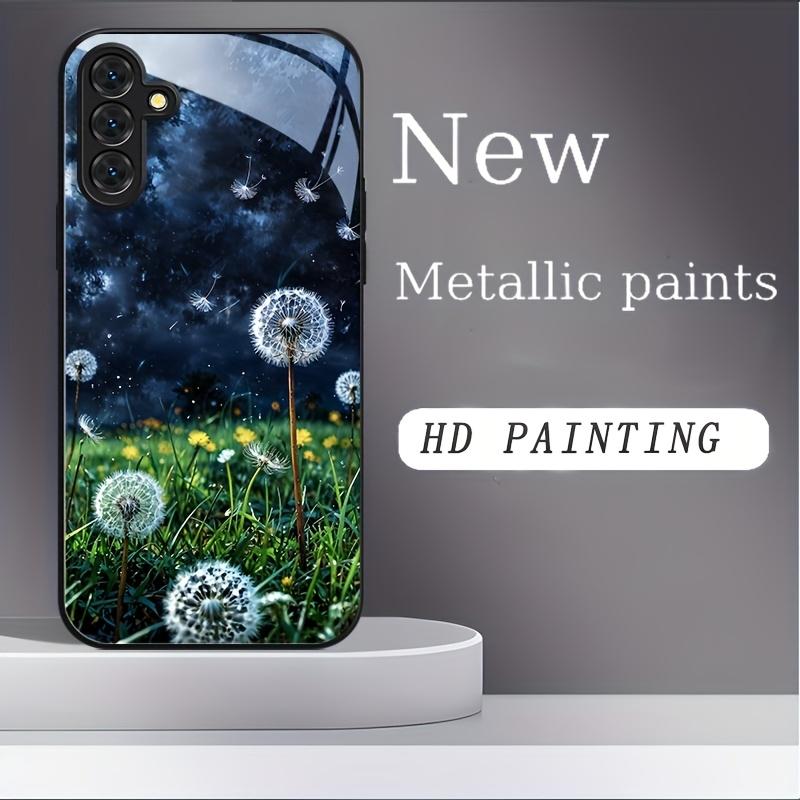 Fashion glass phone case suitable for Samsung Galaxy S26 S25 S24 S23 S22 S21 S20 FE/Ultra/Plus5G anti drop back cover
