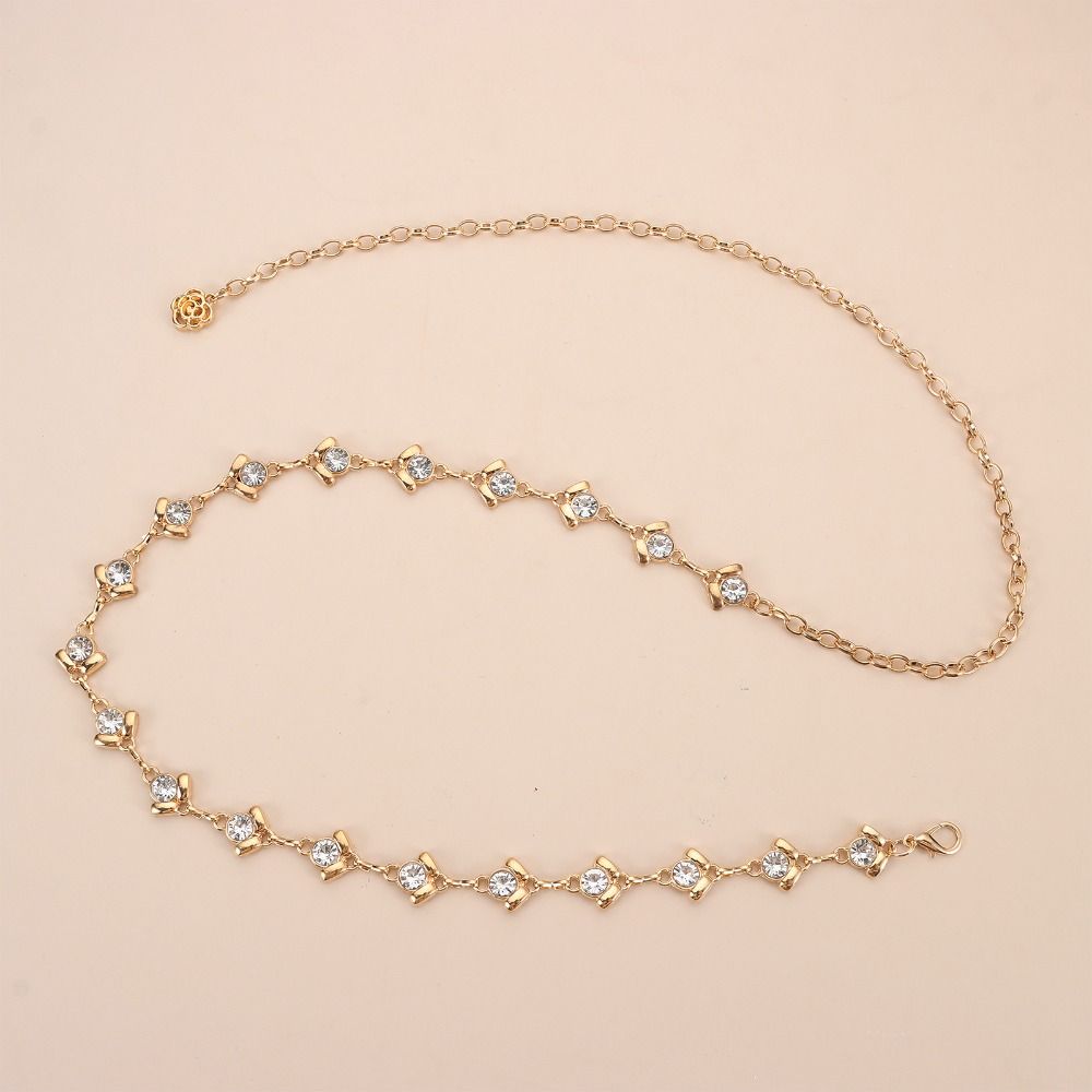 Crystal Chain Belt for Women Rhinestone Gift Gift Wedding Bridal Belt